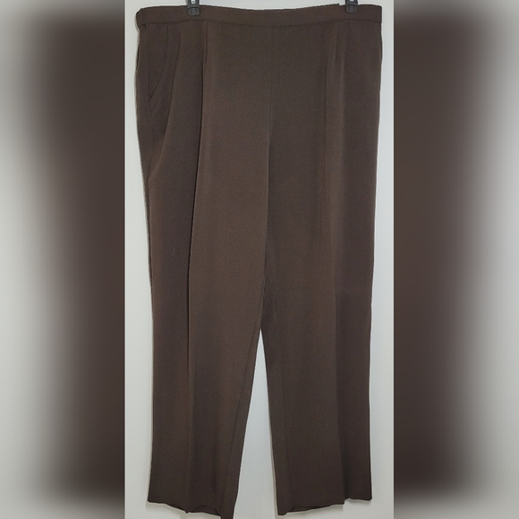 Kim Rogers Dark Brown Pants - Picture 1 of 6